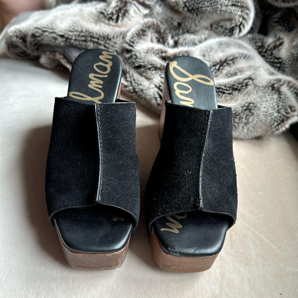 Sam Edelman black clogs size 6.5
